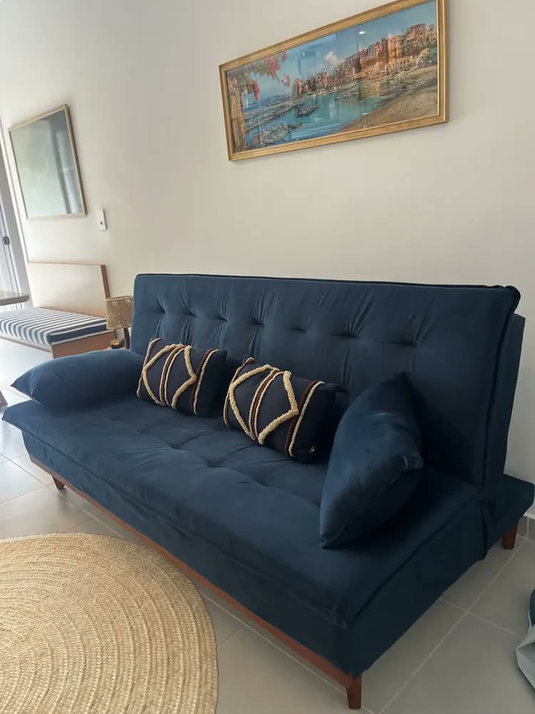 foto de Sofá Cama Reclinável Santorini Casal Moderno