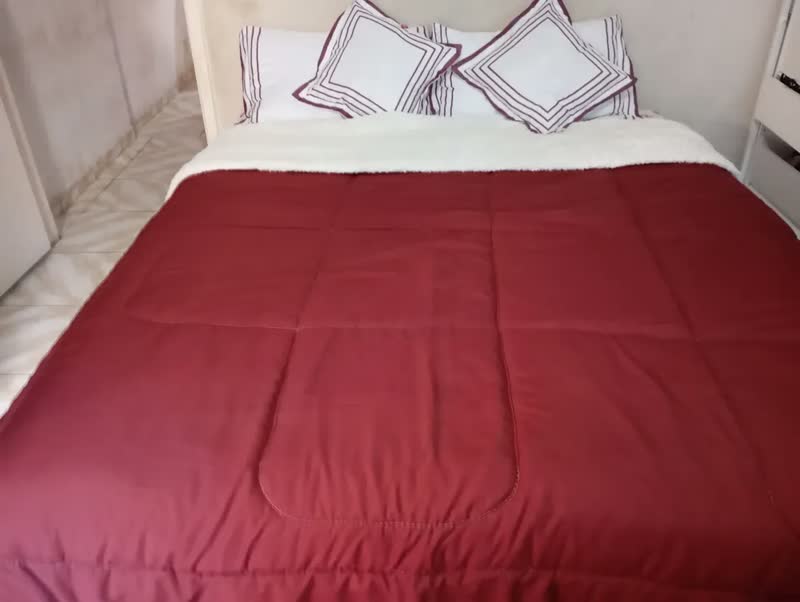 foto de Edredom Casal King Coberdrom Sherpa Tecido 400 Fios C/5pçs