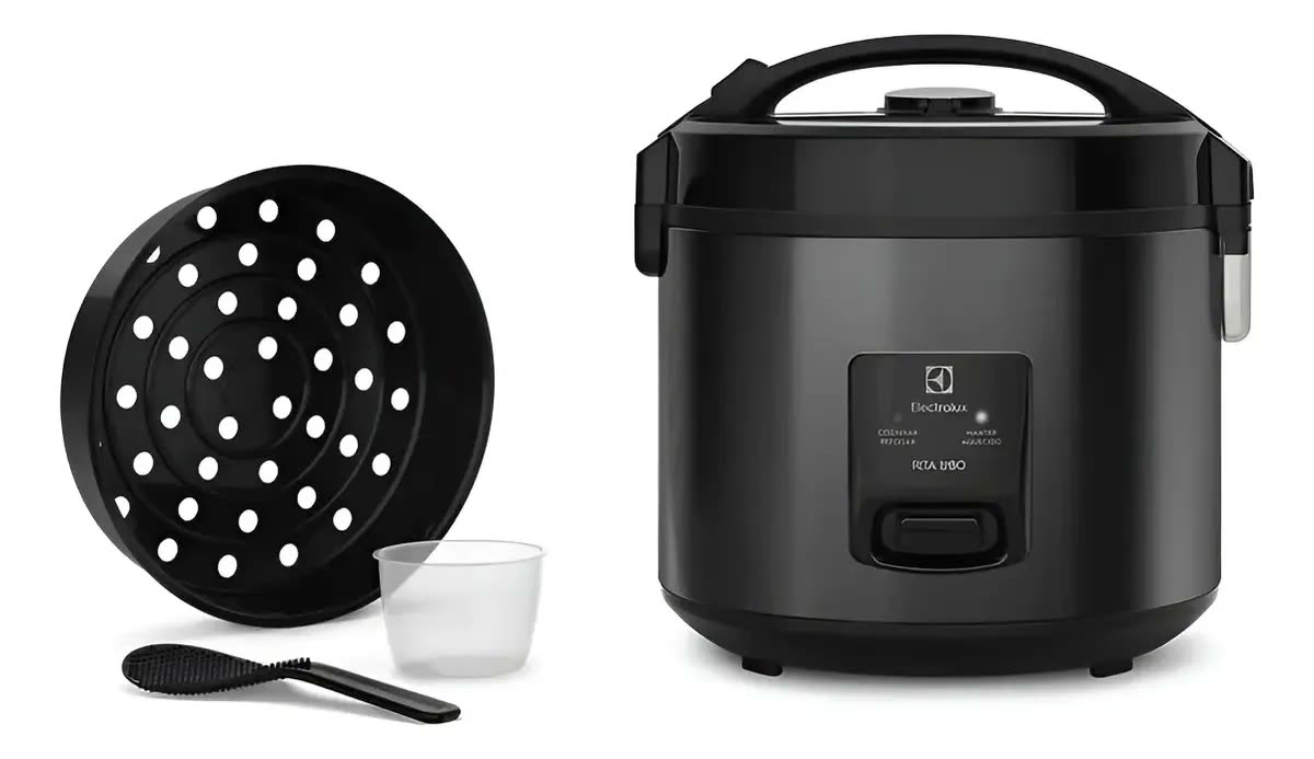 Panela Elétrica Electrolux Arroz Vapor 10 Xicaras Arrozeira