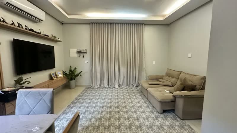 foto de Tapete Mesclado Antiderrapante 3x3 Sala, Quarto, Escritório