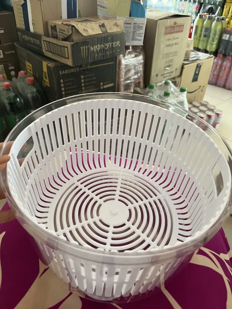 foto de Conjunto Secador e Organizador de Salada OU Clear Fresh 5.5L