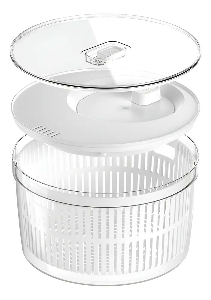Conjunto Secador e Organizador de Salada OU Clear Fresh 5.5L