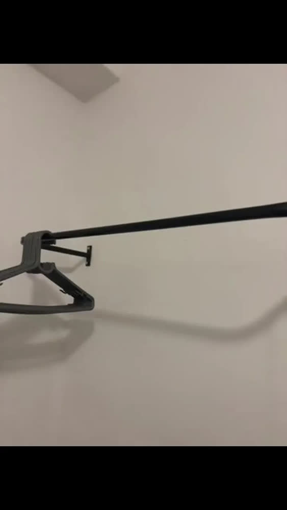 foto de Cabideiro Suspenso Parede Arara Area De Serviço Closet 80cm