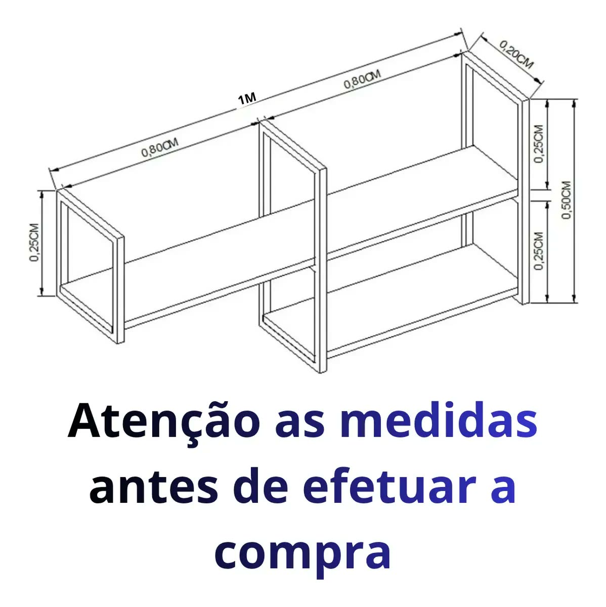 Prateleira Nicho Estilo Industrial Moderna Suspensa Promoção