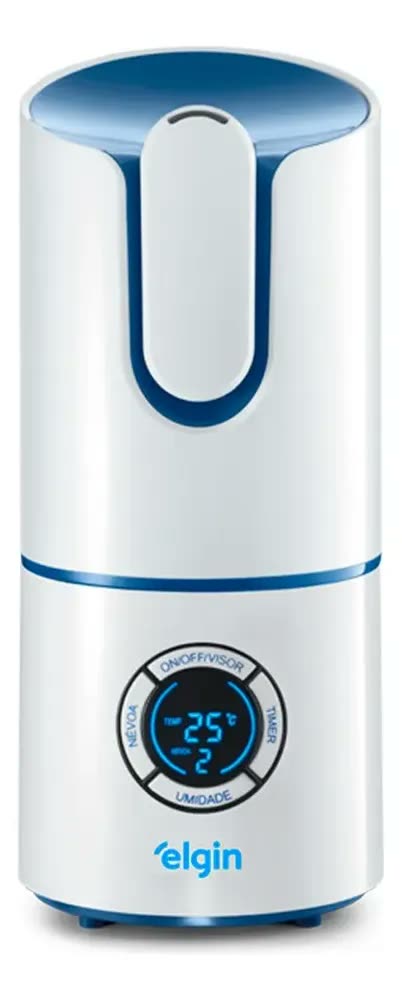 Umidificador de Ar Elgin 45UDZN03N0NC Ultrassônico Digital 2,5l Cor Branco/Azul