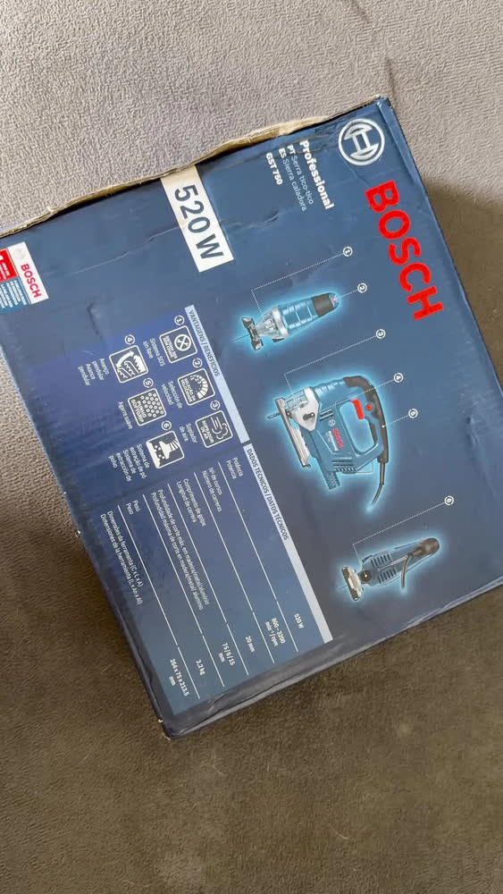 foto de Serra Tico Tico Profissional 520w Gst 750 Bosch Lâmina