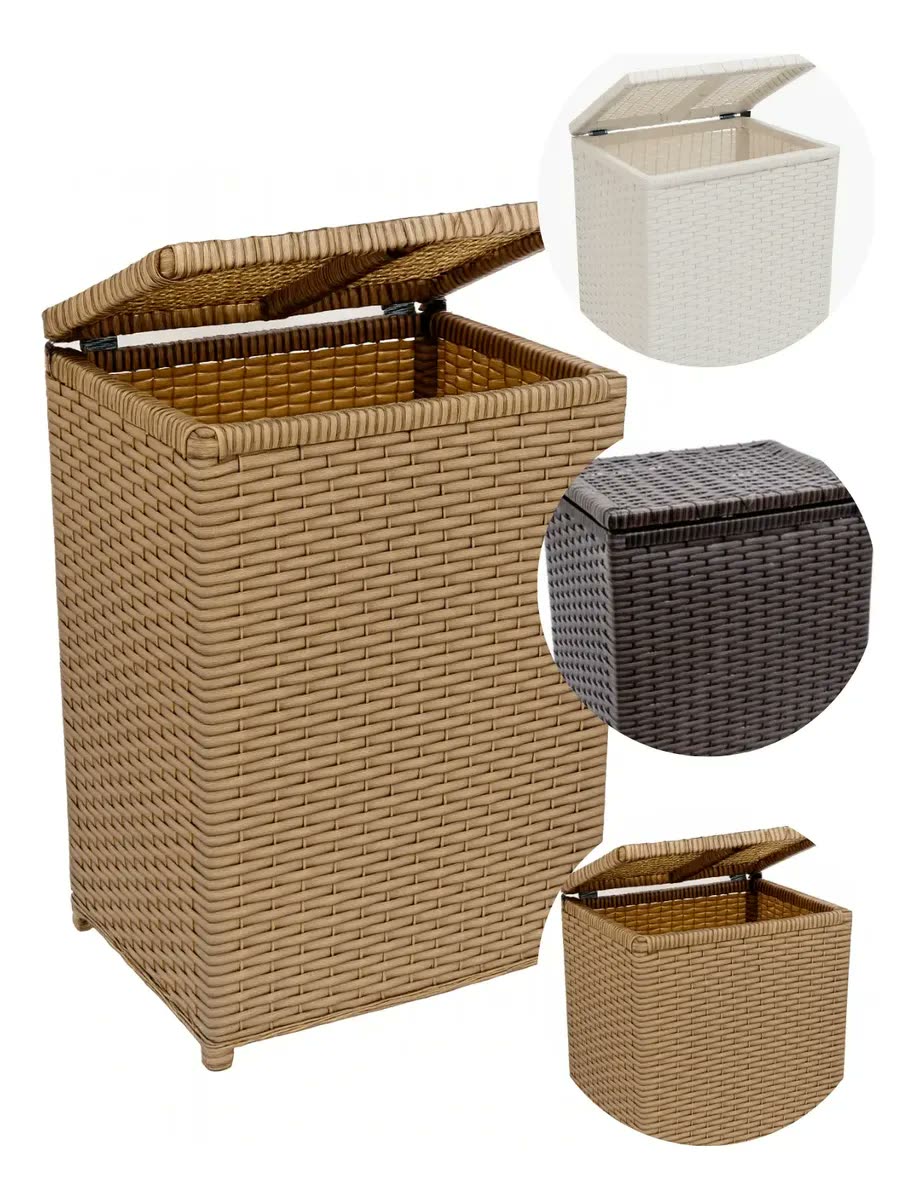 Roupeiro Cesto Roupa Suja Caixa Organizadora 70lts 40x30x60s