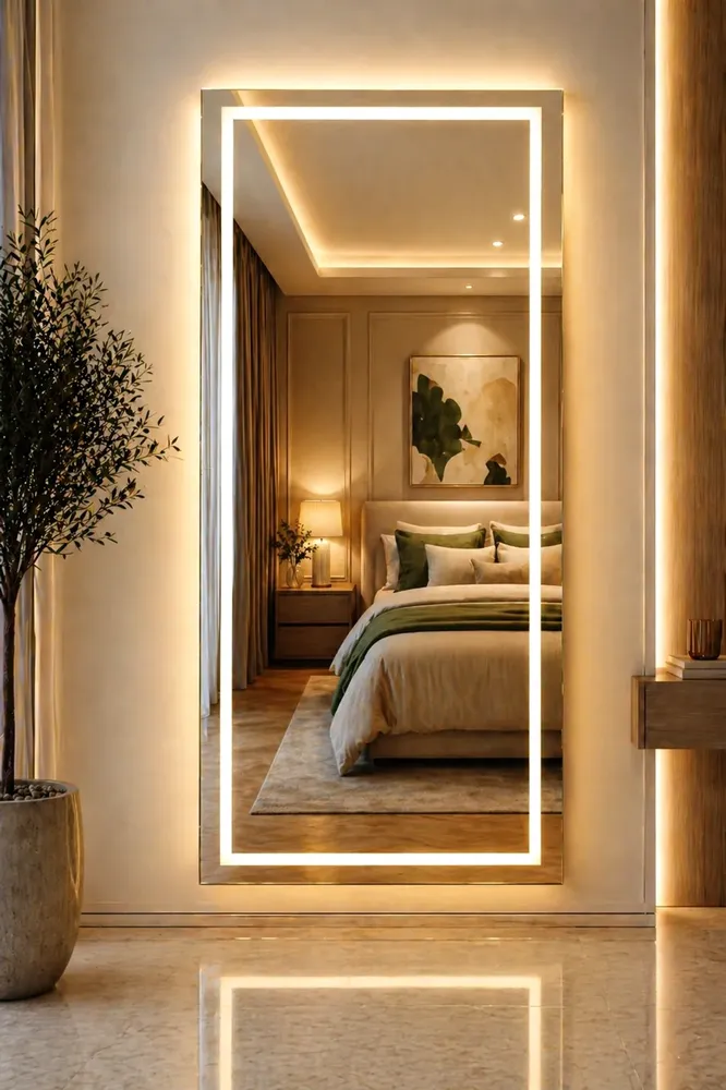 foto de Espelho Led Grande Corpo Inteiro 170x70 Touch Screen