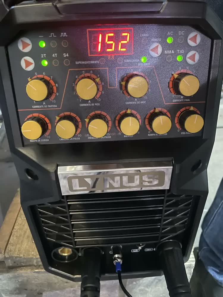 foto de Lis-250al Pulse-inversora De Solda Alumínio Lynus 200a-acdc Cor Amarela Frequência 200a 220