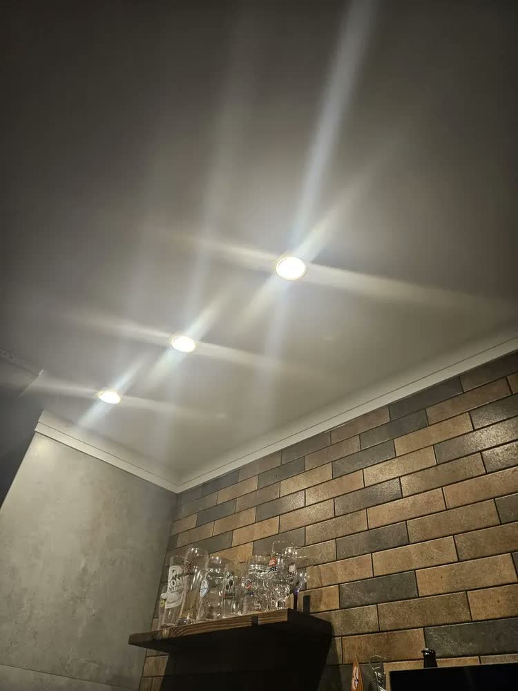 foto de Kit 6 Spot Led 7w Embutir Quadrado Direcionável 110/220v