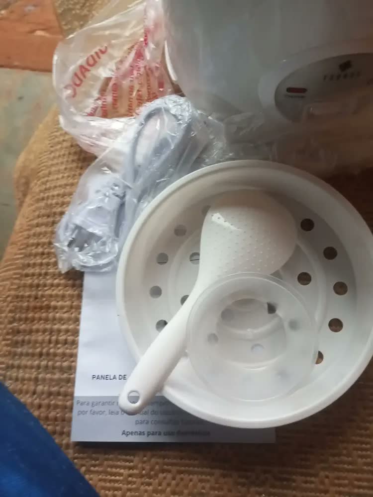 foto de Panela De Arroz Elétrica Tronos 1 Litro 5 Xícaras Cor Branco