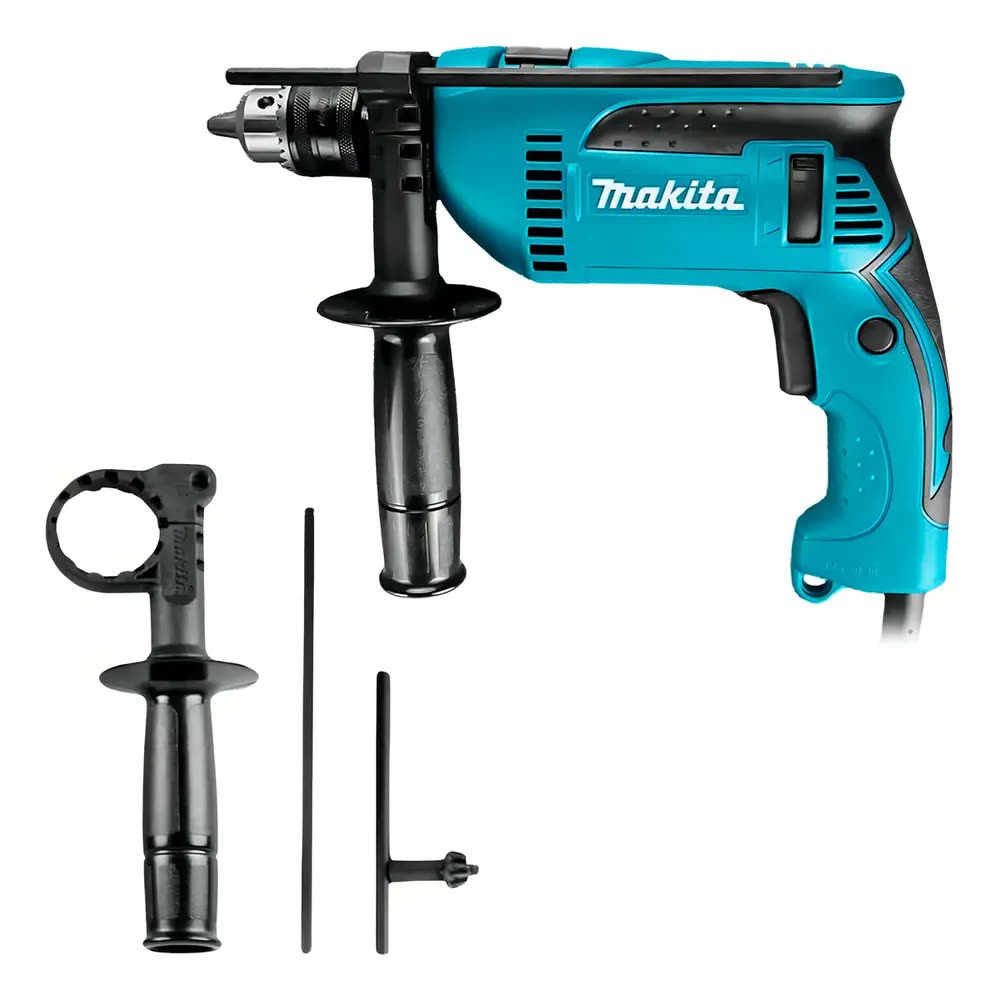 Furadeira De Impacto 13mm Makita Hp1640 760w Profissional Cor Azul-petróleo Frequência 60hz