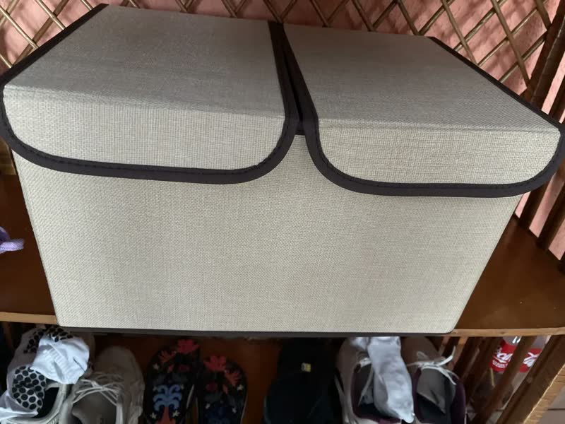 foto de Caixa Organizadora Rígida 2 Compartimentos Dobrável Grande