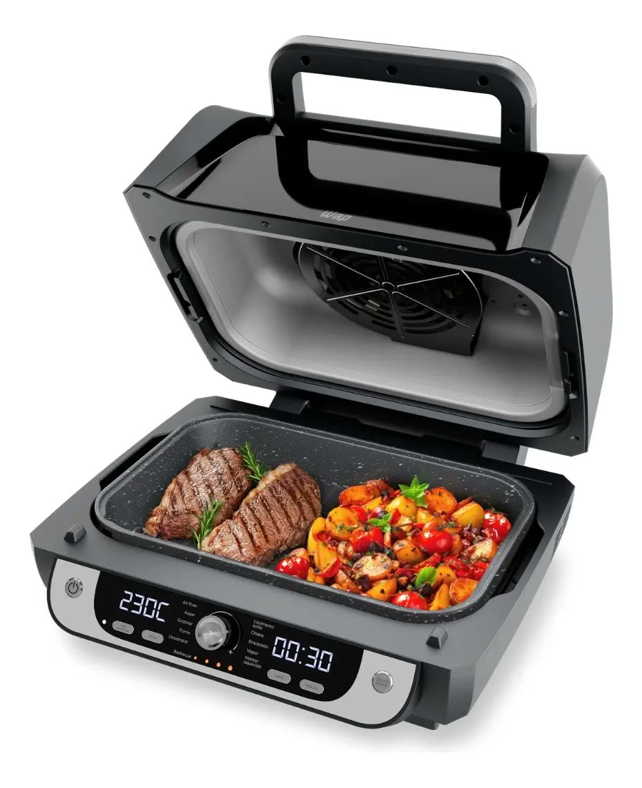 Fritadeira Air Fryer Barbecue Digital Prosdocimo 12 Em 1 Led