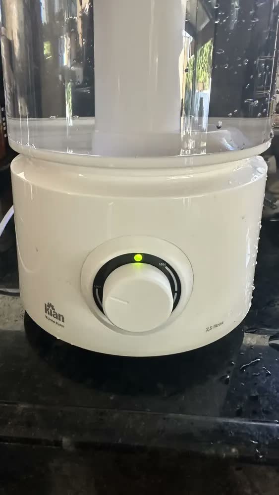 foto de Umidificador De Ar Ultrassônico 2,5l Branco Kian
