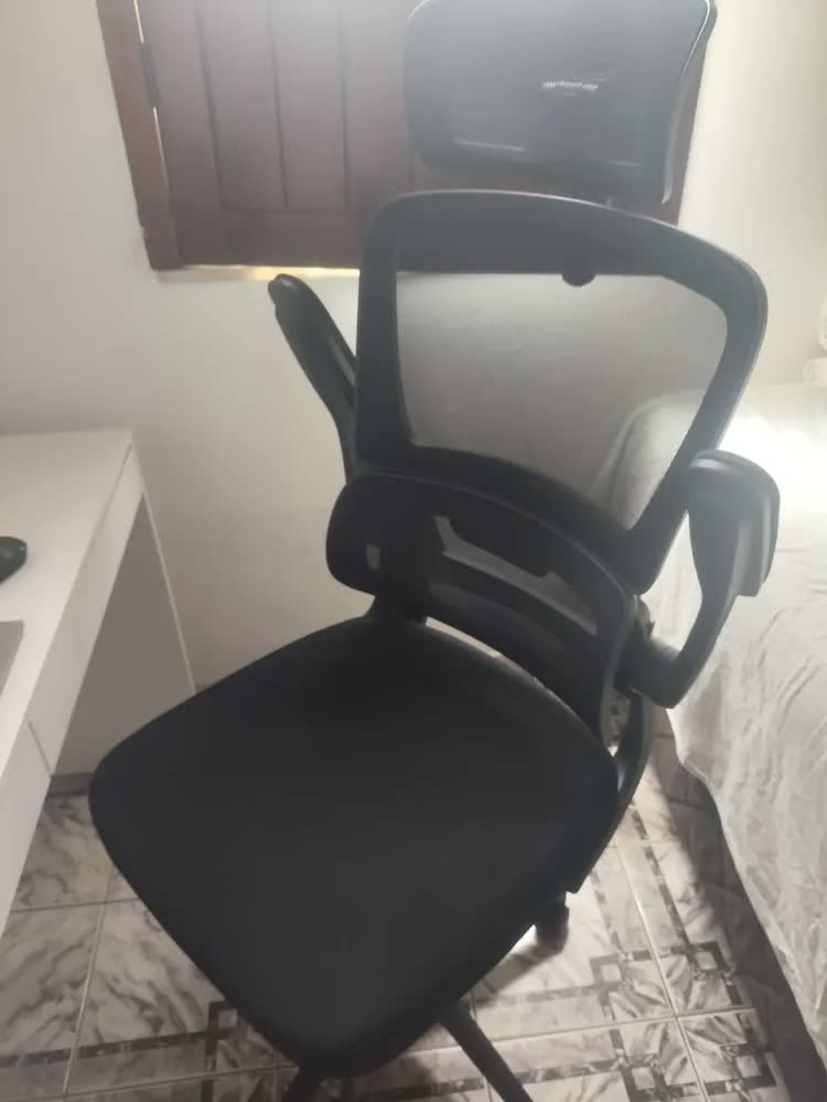 foto de Cadeira Escritório Hela C214-b Preta Redragon