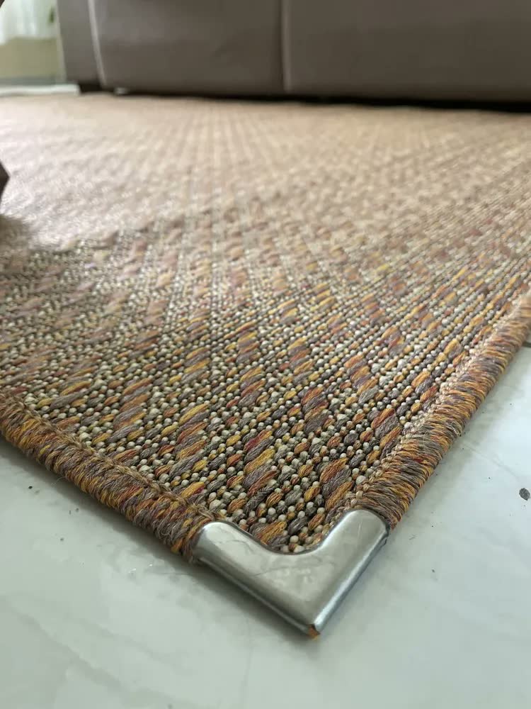 foto de Tapete Sala Croft 200 X 150 Não Escorrega Sisal Sem Pelos Comprimento 2 M Cor Tabaco Largura 1.5 M