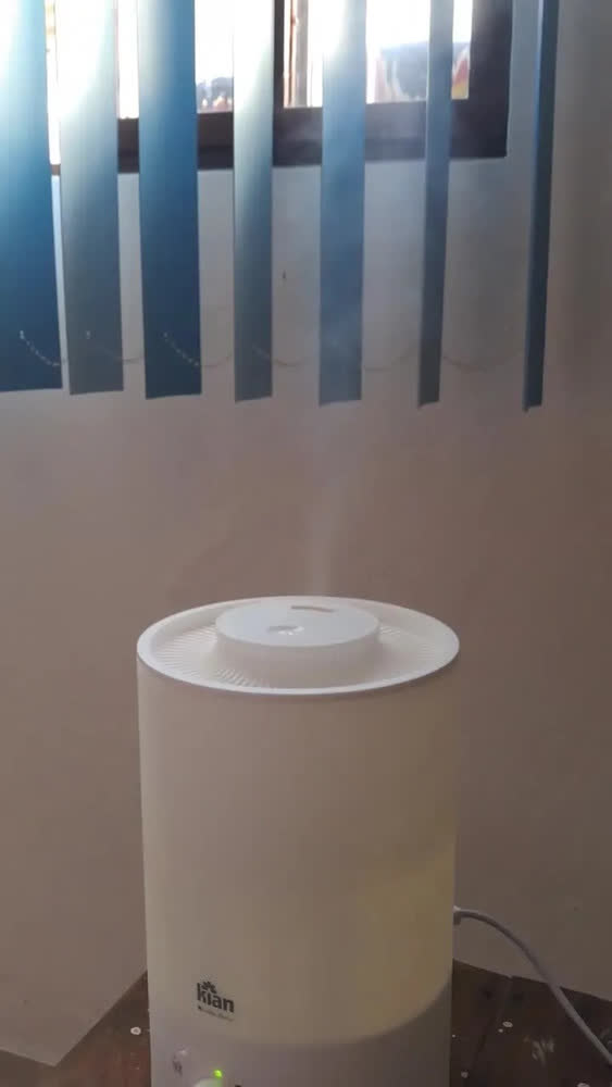foto de Umidificador Ultrassônico Kian Branco Com Luz Noturna