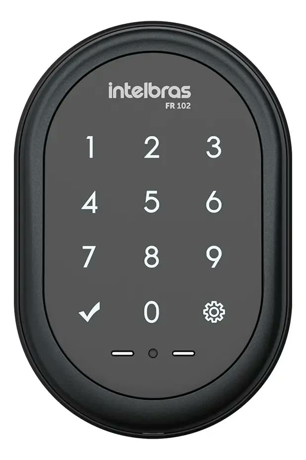 Fechadura Digital De Sobrepor Fr 102 Preto Intelbras