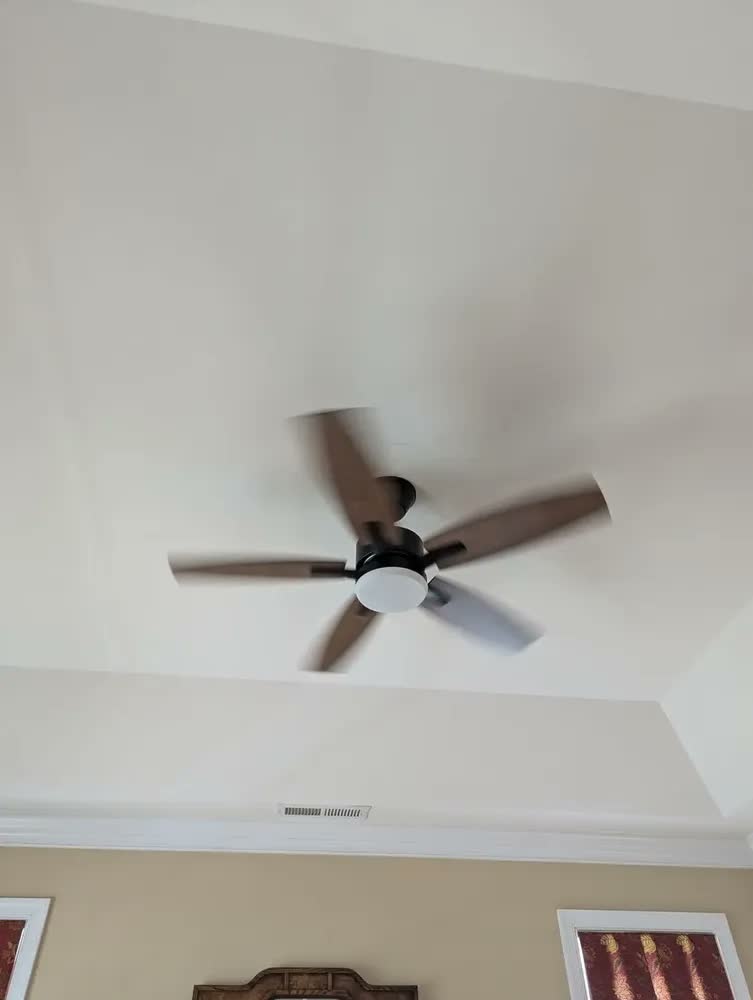 foto de Ventilador de Teto FANSVENTO com Luz LED Controle Remoto 106cm 6 Velocidades