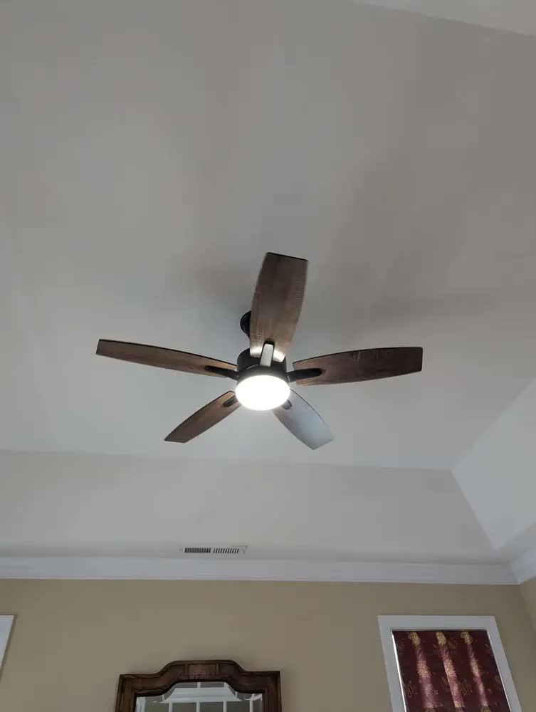 foto de Ventilador de Teto FANSVENTO com Luz LED Controle Remoto 106cm 6 Velocidades