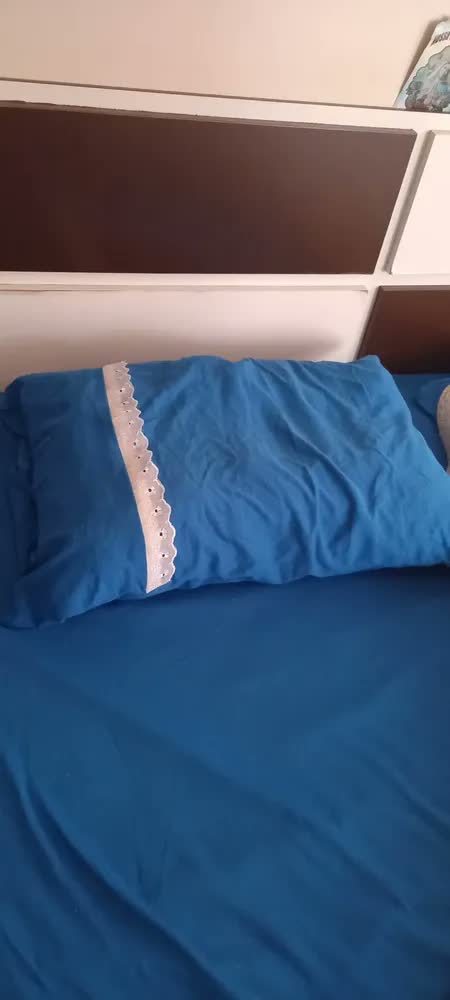 foto de Jogo Lençol De Cama Queen 3 Peças Liso Elástico Barato