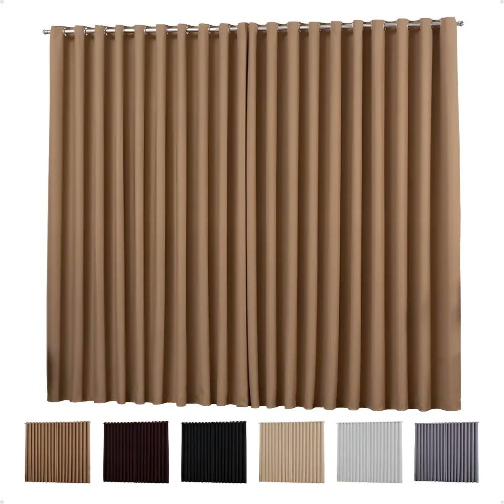 Cortina Blackout Blecaute Em Tecido Grosso 2,80x2,30 Corta Luz Para Quarto E Sala