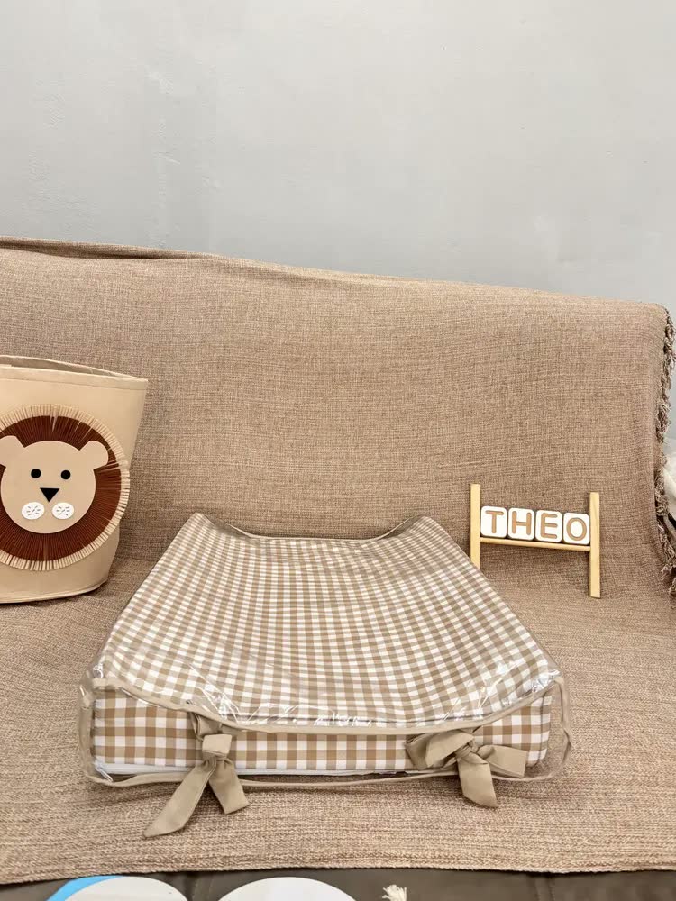 foto de Cesto De Roupa Bebe Infantil Organizador Dobravel Quarto