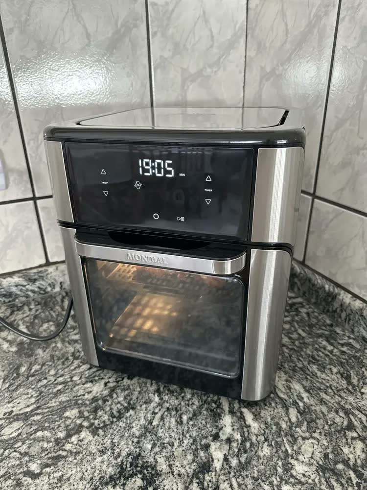 foto de Fritadeira Air Fryer Forno Oven 12L Mondial 2200W AFON-12L-FB