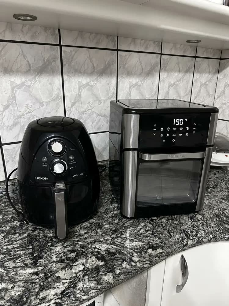 foto de Fritadeira Air Fryer Forno Oven 12L Mondial 2200W AFON-12L-FB