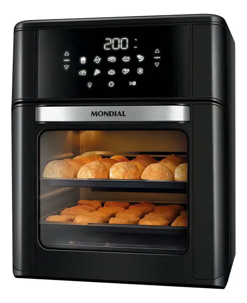 Fritadeira Air Fryer Forno Oven 12L Mondial 2200W AFON-12L-FB