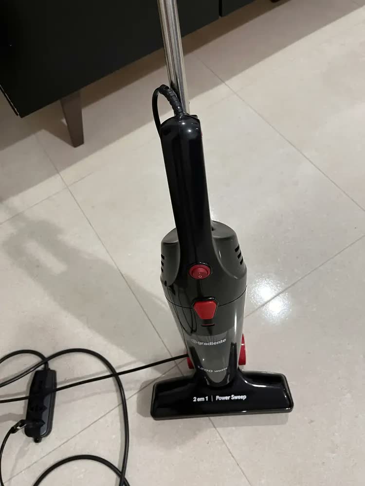 foto de Aspirador De Pó Vassoura Gradiente 2 Em 1 Turbo 1200w