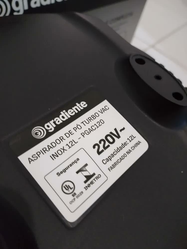 foto de Aspirador De Pó E Água Inox Multiuso Soprador Com Bico Extratora 12l 1200w Turbo Vac Pgac120 Gradiente