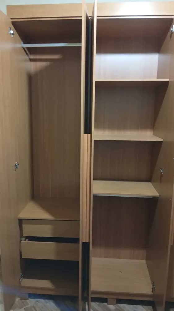 foto de Guarda Roupa Casal Toronto 100% Mdf Moderna Mobília