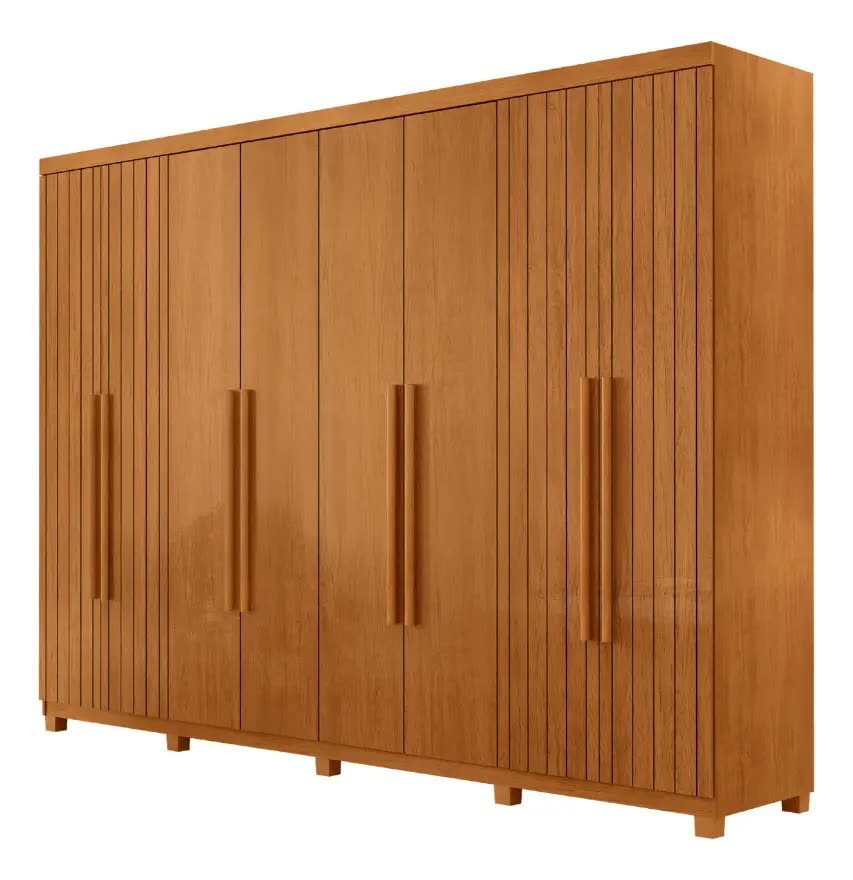 Guarda Roupa Casal Toronto 100% Mdf Moderna Mobília