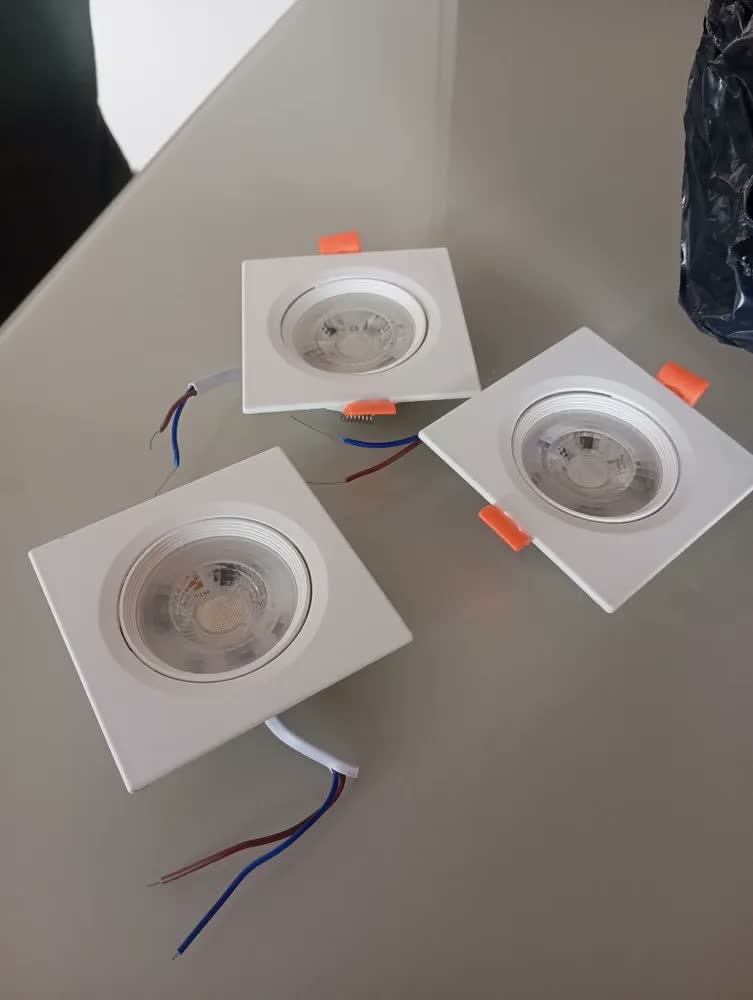 foto de Kit 10 Spots Led 7w Embutidos 3000k/6500k Branco Frio/quente