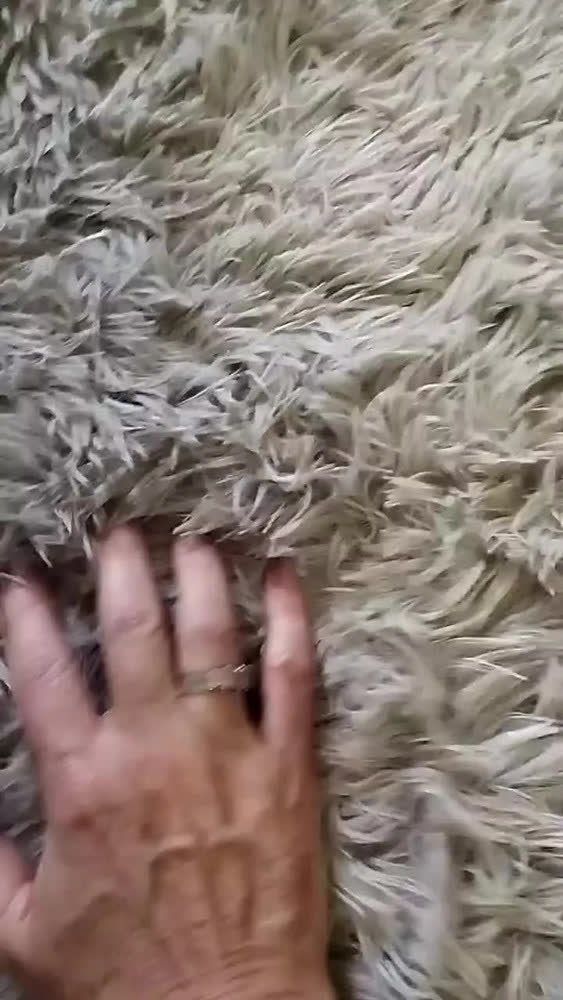 foto de Tapete Redondo 140 Cm Peludo Felpudo Macio Para Sala Quarto
