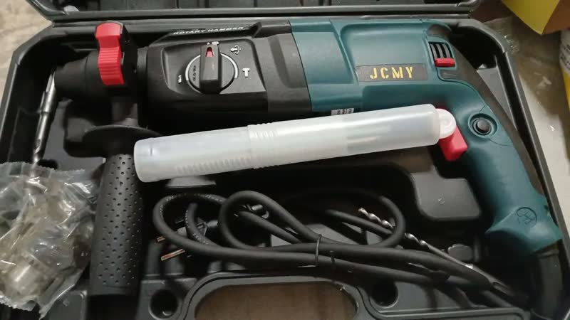 foto de 1200w Martelete Combinado Sds-plus Furadeira Impacto 3000rpm Profission Cor Azul