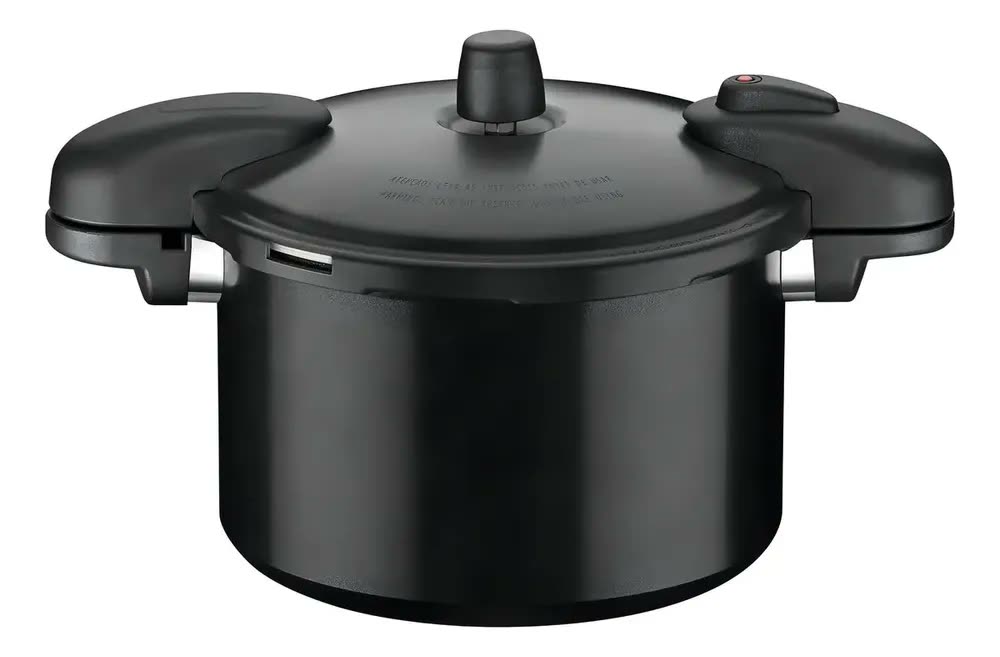 Panela De Pressão Tramontina 7l Cerâmica Valência Black