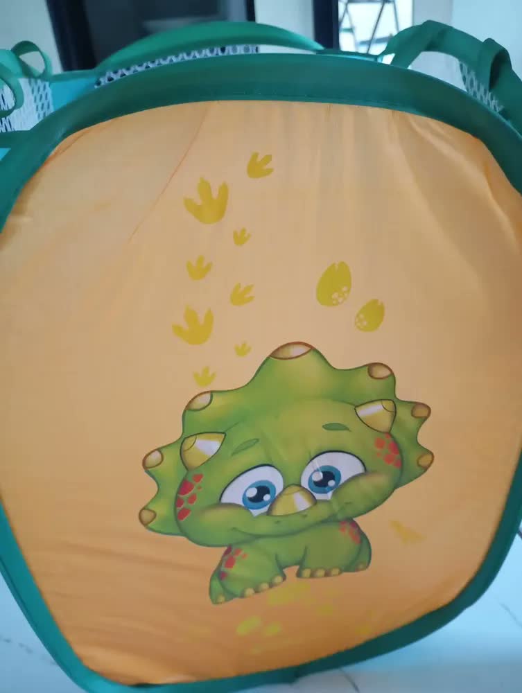 foto de Cesto Organizador Porta Treco Brinquedos Roupas Infantil