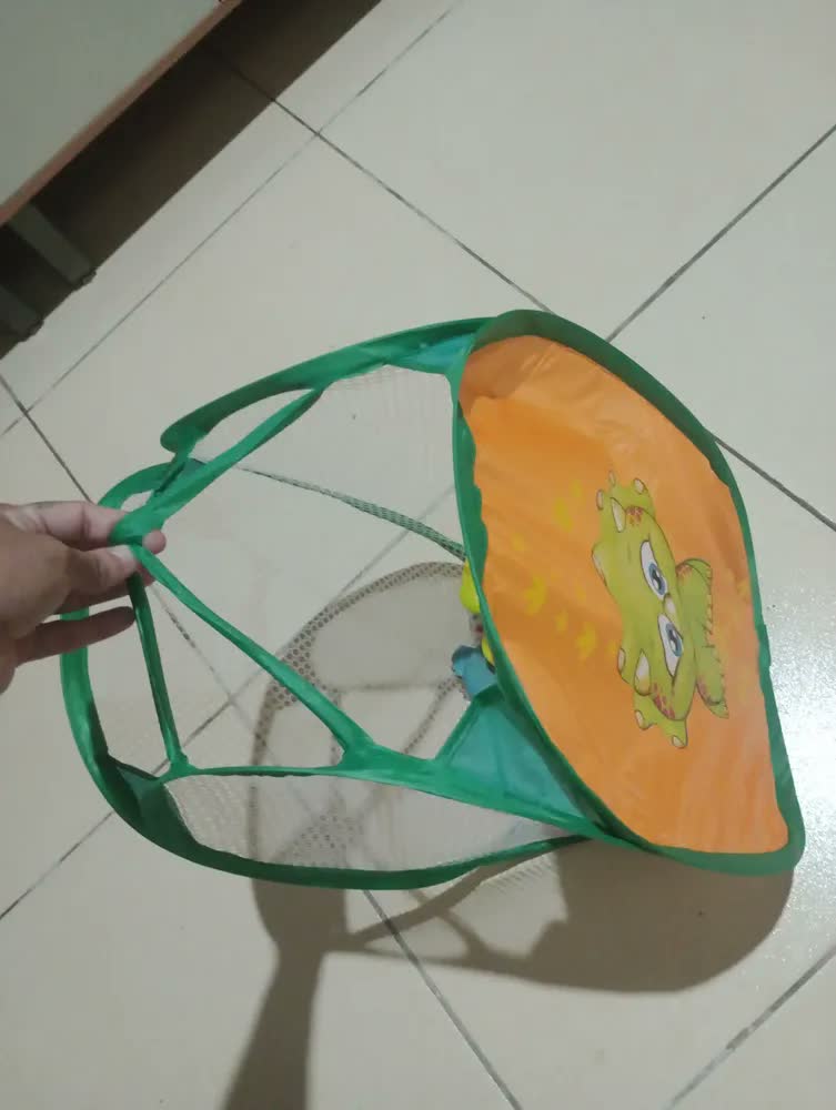 foto de Cesto Organizador Porta Treco Brinquedos Roupas Infantil