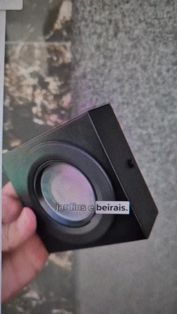 foto de 3x Spot Slim Sobrepor Teto Beiral 5w Preto Externo