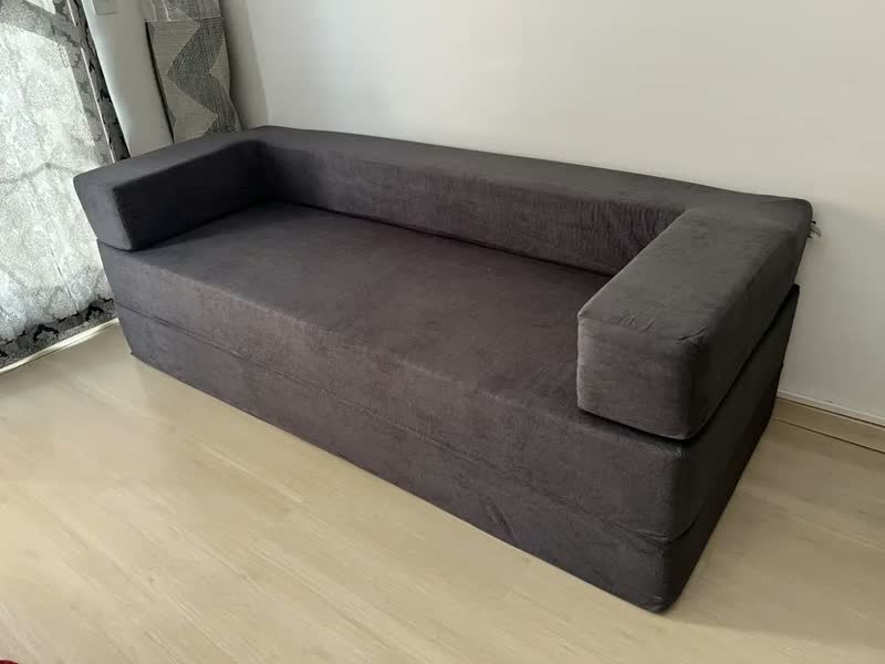 foto de Sofá-cama Compacto 100% Espuma Envio Compacto Em Caixa