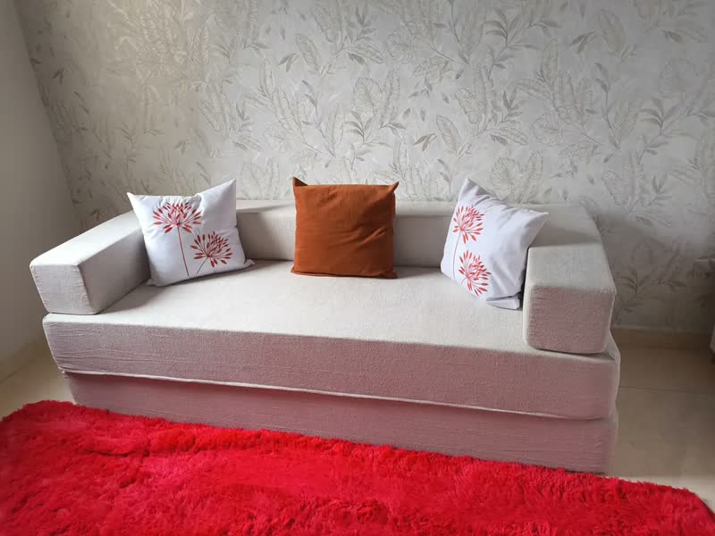 foto de Sofá-cama Compacto 100% Espuma  Envio Compacto Em Caixa