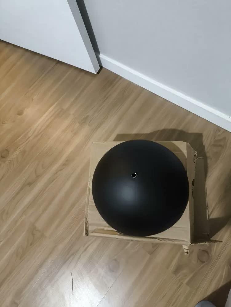 foto de Pendente Meia Lua 28cm Alumínio Preto Cobre LED Judaluz Bivolt