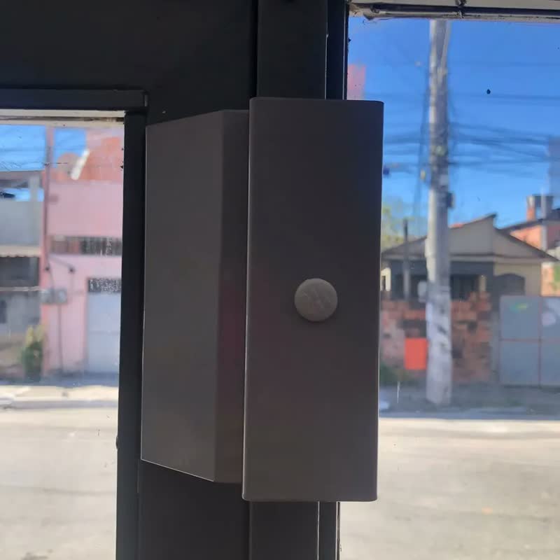 foto de Fechadura Eletroimã Ipec M100 Cinza Aço Antiferrugem