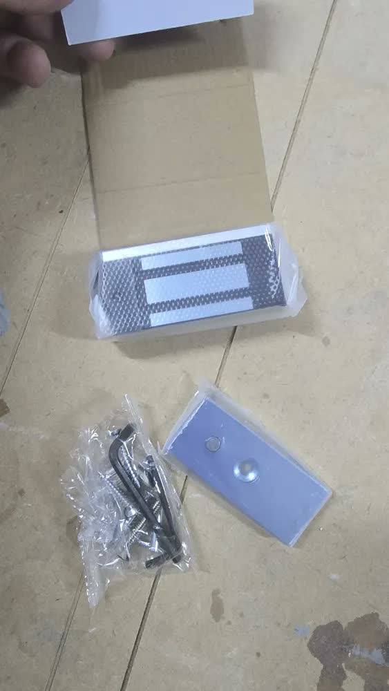 foto de Fechadura Eletroimã Ipec M100 Cinza Aço Antiferrugem