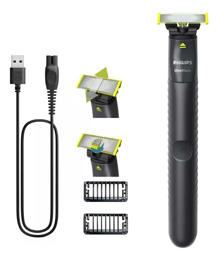 foto de Barbeador Elétrico Philips Qp1424/10 Oneblade