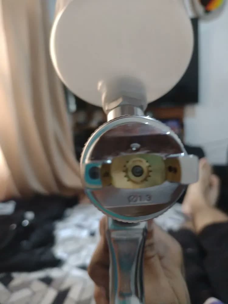 foto de Pistola de Pintura HVLP ARC-DAL Bico 1.3 Metal Prateado 600mL