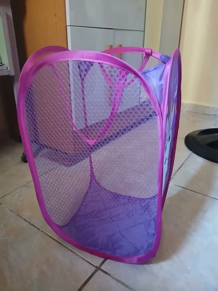 foto de Cesto Organizador Dobrável Infantil BBC Verde Dinossauro 31x50cm